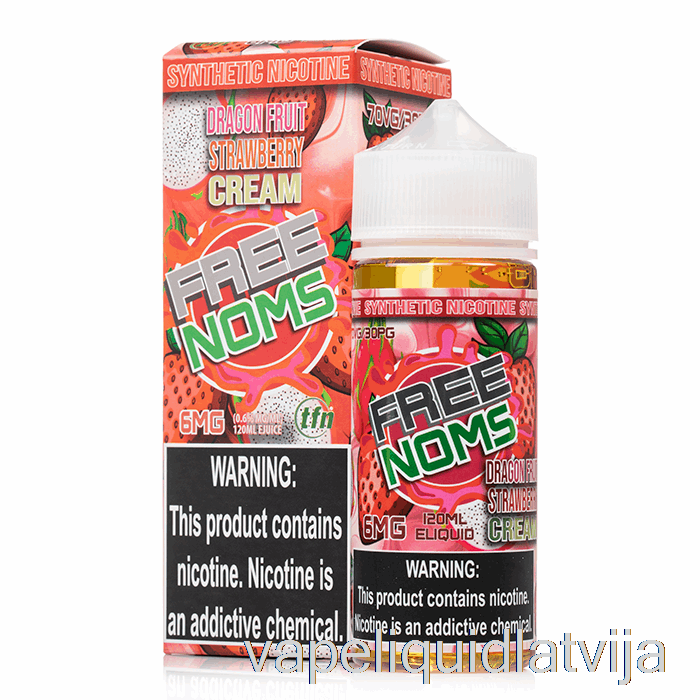 Pūķa Augļu Zemeņu Krēms - Nomenon - 120ml 3mg Vape šķidrums